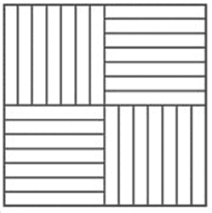 Укладка квадратом