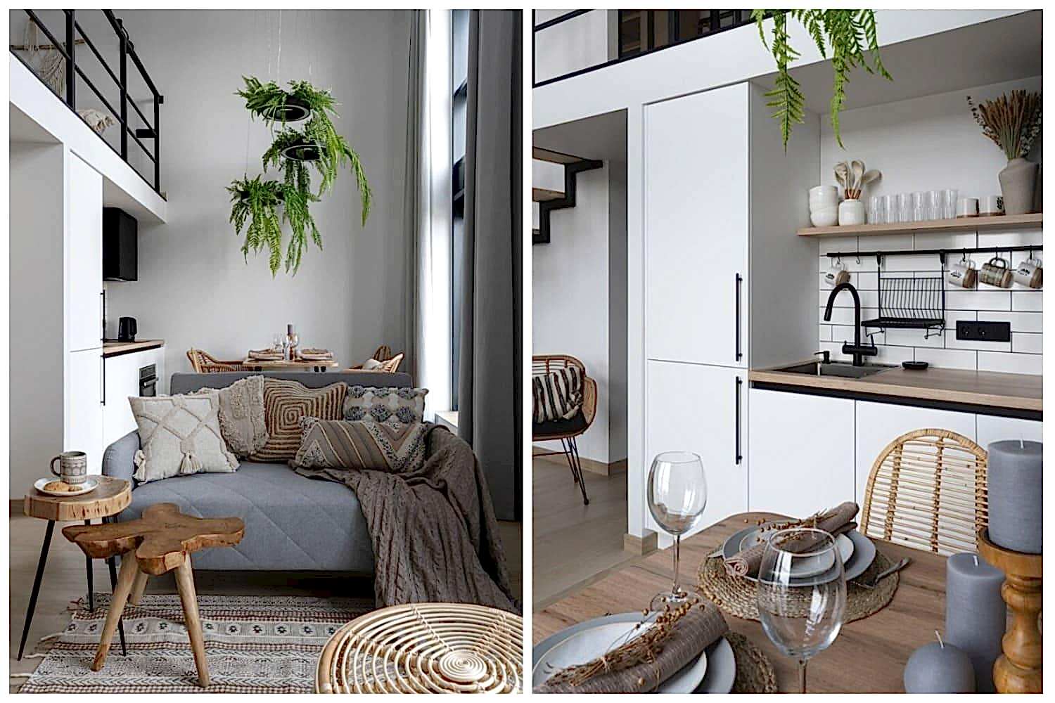 Дизайн квартире в эко стиле